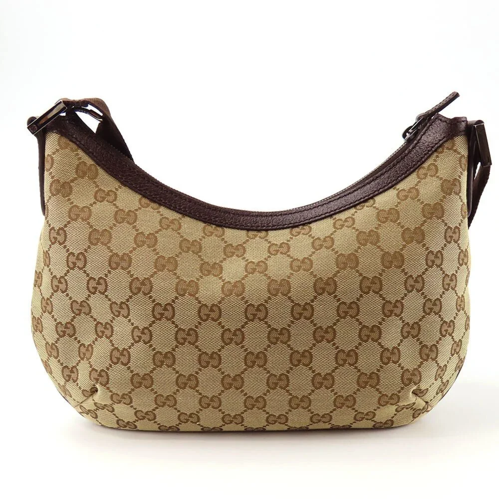 GUCCI Brown Leather Shoulder Bag - Picture 3 of 11